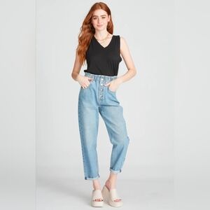 Vigoss Women's Sky Blue High Rise Jeans, Size 25